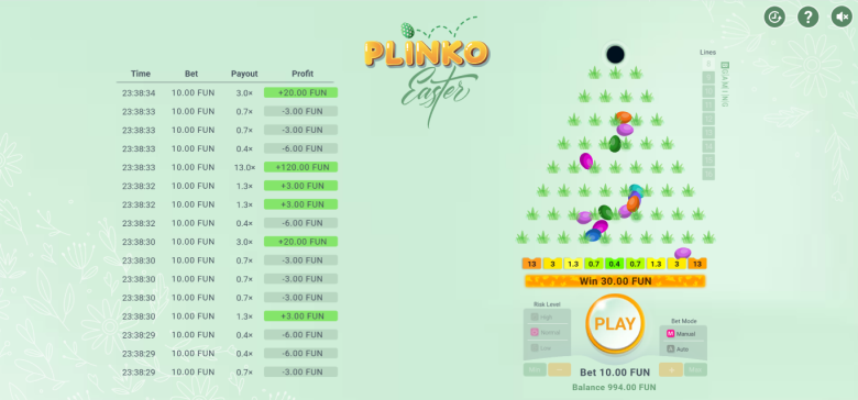 Easter Plinko BGaming