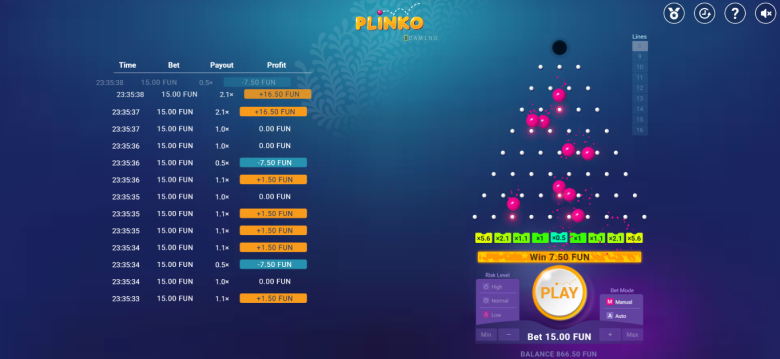 Plinko BGaming