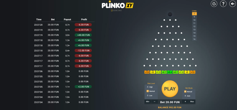 Plinko XY BGaming